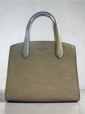 kate spade Metallic Gold Structured Satchel